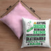 Skateboarder Geschenk Kissen mit Füllung 40x40 Lustiger Spruch Erheben Sie Sich Der Skateboarder Betritt den Raum (Grau) Rosa Trendation