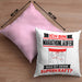 Marathonläufer Kissen mit Füllung 40x40 Geschenk für Marathonläufer Geburtstag Lustiger Spruch Was Ist Deine Superkraft (Grau) Rosa Trendation
