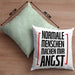 Wellensittich Kissen mit Füllung 40x40 Geschenk Spruch Lustig Zuhause Ist Wo Meine Wellensittiche Sind Geschenkidee Geburtstag (Grau) Grün Trendation