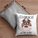 Australian Shepherd Besitzer Kissen mit Füllung 40x40 Geschenk Lustiger Spruch Geschenkidee Ich Kann Nicht Mein Australian Shepherd Hat Nein Gesagt (Grau) Grau Trendation