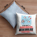 Meeresbiologe Geschenk Kissen mit Füllung 40x40 So Gut Kann Nur Ein Meeresbiologe Aussehen Geschenkidee (Grau) Blau Trendation