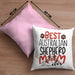 Australian Shepherd Mom Besitzerin Kissen mit Füllung 40x40 Geschenk Lustiger Spruch Geschenkidee Besitzerin Australian Shepherd Mama (Grau) Rosa Trendation