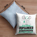 Popsänger Geschenk Kissen mit Füllung 40x40 Ich Bin Popsänger Aber Sag Doch Einfach Superheld Lustige Geschenkdiee für Popsänger (Grau) Blau Trendation