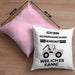 Geländewagenfahrer Geschenk Kissen mit Füllung 40x40 Lustiger Spruch Ich Bin Geländewagenfahrer Warum Weil Ich Es Kann Geschenkidee Bester Geländewagenfahrer Geburtstag (Grau) Rosa Trendation