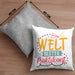 Praktikant Kissen mit Füllung 40x40 Geschenk Für Praktikanten Geschenkidee Welt Bester Praktikant (Grau) Grau Trendation