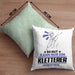 Kletterer Geschenk Kissen mit Füllung 40x40 So Gut Kann Nur Ein Kletterer Aussehen Geschenkidee (Grau) Grün Trendation