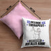 Pferdetherapeut Kissen mit Füllung 40x40 Geschenk für Pferdetherapeut Der Mann Der Alles Kann Geschenkidee zum Geburtstag (Grau) Rosa Trendation