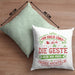 Wichtelgeschenk für 20 Euro Kissen mit Füllung 40x40 Wichteln für Frauen Kollegen Wichtel-Kissen mit Füllung 40x40 Man Sagt Es Zähle Die Geste Schrottwichteln (Grau) Grün Trendation