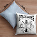 Pfadfinder Kissen mit Füllung 40x40 Geschenk Lustige Geschenkidee Für Pfadfinder (Grau) Blau Trendation