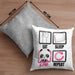 Eat Sleep K-Pop Kissen mit Füllung 40x40 Geschenk Koreanische Musik Kpop Geschenkidee Spruch (Grau) Grau Trendation