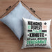 Kanute Geschenk Kissen mit Füllung 40x40 Lustige Geschenkidee für Kanute Geburtstag Niemand Ist Perfekt Aber Als Kanute Ist Man Nah Dran (Grau) Blau Trendation