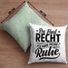 Ehemann Kissen mit Füllung 40x40 Geschenk Ehefrau Geschenkidee Du Hast Recht Ich Hab Meine Ruhe Geschenkidee Arbeitskollege (Grau) Grün Trendation