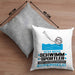 Schwimmsportler Geschenk Kissen mit Füllung 40x40 Ich Bin Schwimmsportler Aber Sag Doch Einfach Superheld Lustige Geschenkdiee für Schwimmsportler (Grau) Grau Trendation