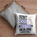 Geologe Geschenk Lustiger Spruch für Geologe Geschenkidee Bester Geologe Der WeltKissen mit Füllung 40x40 (Grau) Grau Trendation