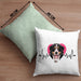 Berner Sennen Besitzer Kissen mit Füllung 40x40 Geschenk Lustiger Spruch Geschenkidee Herzschlag Berner Sennen (Grau) Grün Trendation