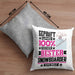 Snowboarder Geschenk Lustiger Spruch für Snowboarder Geschenkidee Bester Snowboarder Der WeltKissen mit Füllung 40x40 (Grau) Grau Trendation