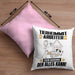 Tierheimmitarbeiter Kissen mit Füllung 40x40 Geschenk für Tierheimmitarbeiter Der Mann Der Alles Kann Geschenkidee zum Geburtstag (Grau) Rosa Trendation