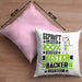 Bäcker Geschenk Lustiger Spruch für Bäcker Geschenkidee Bester Bäcker Der WeltKissen mit Füllung 40x40 (Grau) Rosa Trendation