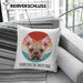 Französische Bulldogge Besitzer Kissen mit Füllung 40x40 Geschenk Lustiger Spruch Geschenkidee Französische Bulldogge Mama Papa (Grau) Grau Trendation