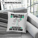 Volleyballspieler Kissen mit Füllung 40x40 Geschenk für Volleyballspieler Der Mann Der Alles Kann Geschenkidee zum Geburtstag (Grau) Blau Trendation