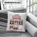 Cocker Spaniel Besitzer Kissen mit Füllung 40x40 Geschenk Lustiger Spruch Geschenkidee Cocker Spaniel Tricks Bleib (Grau) Grün Trendation