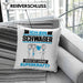 Schwager Kissen mit Füllung 40x40 Geschenk für Schwager Geburtstag Lustiger Spruch Was Ist Deine Superkraft (Grau) Grün Trendation