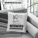 Mathematiker Geschenk Kissen mit Füllung 40x40 Ich Bin Mathematiker Aber Sag Doch Einfach Superheld Lustige Geschenkdiee für Mathematiker (Grau) Blau Trendation