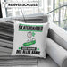 Skateboarder Kissen mit Füllung 40x40 Geschenk für Skateboarder Der Mann Der Alles Kann Geschenkidee zum Geburtstag (Grau) Grau Trendation