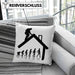 Dachdecker Geschenk Kissen mit Füllung 40x40 Evolution Geschenkidee Spruch (Grau) Grau Trendation