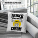 Triker Kissen mit Füllung 40x40 Geschenk Lustiger Spruch Triker Werden Nicht Grau Das Ist Chrom Geschenkidee Geburtstag (Grau) Grün Trendation