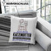 Katzensitter Geschenk Kissen mit Füllung 40x40 Ich Bin Katzensitter Aber Sag Doch Einfach Superheld Lustige Geschenkdiee für Katzensitter (Grau) Blau Trendation