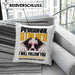 Border Collies Besitzerin Kissen mit Füllung 40x40 Geschenk Lustiger Spruch Geschenkidee Personal Stalker (Grau) Blau Trendation