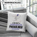 Paraglider Geschenk Kissen mit Füllung 40x40 So Gut Kann Nur Ein Paraglider Aussehen Geschenkidee (Grau) Blau Trendation