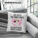 Hundebesitzer Kissen mit Füllung 40x40 Geschenk Bester Teil Des Tages Die Begrüßung Meines Hundes Geschenkidee Hunde Mama Frauchen Herrchen (Grau) Grau Trendation