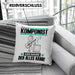 Komponist Kissen mit Füllung 40x40 Geschenk für Komponist Der Mann Der Alles Kann Geschenkidee zum Geburtstag (Grau) Blau Trendation