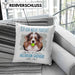 Australian Shepherd Besitzer Kissen mit Füllung 40x40 Geschenk Lustiger Spruch Geschenkidee Besitzerin Ich Bin Nicht toll Aber Mein Australian Shepherd Ist Es (Grau) Grau Trendation