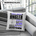 Angler Geschenk Kaffee-Kissen mit Füllung 40x40 Geschenkidee für Angler Ich Bin Angler Ich Kann Es Dir Erklären Jedoch Nicht Für Dich Verstehen Spruch Lustig (Grau) Grün Trendation