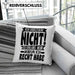 Lustige Kissen mit Füllung 40x40 Besserwisser Mit Spruch Ich Diskutiere Nicht Ich Erkläre Nur Warum Ich Recht Habe Sprüche Geschenkidee Kollege (Grau) Blau Trendation