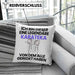 Karateka Geschenk Kissen mit Füllung 40x40 Lustige Geschenkidee Geburtstag für Karateka Ich Bin Dieser Legendäre Karateka Von Dem Alle Geredet Haben (Grau) Blau Trendation