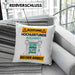 Aquarist Kissen mit Füllung 40x40 Geschenk Lustiger Spruch Geschenkidee für Aquarist Achtung Hochleistungs Aquarist Bei Der Arbeit (Grau) Blau Trendation