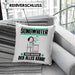 Songwriter Kissen mit Füllung 40x40 Geschenk für Songwriter Der Mann Der Alles Kann Geschenkidee zum Geburtstag (Grau) Blau Trendation