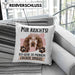Cocker Spaniel Besitzer Kissen mit Füllung 40x40 Geschenk Lustiger Spruch Geschenkidee Mir Reichts Ich Geh Zu Meinem Cocker Spaniel (Grau) Rosa Trendation