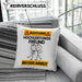 Freund Kissen mit Füllung 40x40 Geschenk Lustiger Spruch Geschenkidee für Freund Achtung Hochleistungs Freund Bei Der Arbeit (Grau) Blau Trendation