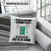 Aquarium-Hobbyist Kissen mit Füllung 40x40 Geschenk für Aquarium-Hobbyist Der Mann Der Alles Kann Geschenkidee zum Geburtstag (Grau) Grau Trendation