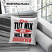 Dirigent Geschenk Orchester Chorleiter Geschenkidee Kissen mit Füllung 40x40 Der Tut Nix Der Will Nur Dirigieren (Grau) Blau Trendation
