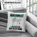 Musikjournalist Kissen mit Füllung 40x40 Geschenk für Musikjournalist Der Mann Der Alles Kann Geschenkidee zum Geburtstag (Grau) Blau Trendation