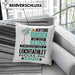 Leichtathlet Geschenk Kissen mit Füllung 40x40 Lustiger Spruch Erheben Sie Sich Der Leichtathlet Betritt den Raum (Grau) Grau Trendation