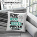 Pop-Fan Geschenk Lustiger Spruch für Pop-Fan Geschenkidee Bester Pop-Fan Der WeltKissen mit Füllung 40x40 (Grau) Blau Trendation