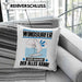 Windsurfer Kissen mit Füllung 40x40 Geschenk für Windsurfer Der Mann Der Alles Kann Geschenkidee zum Geburtstag (Grau) Blau Trendation