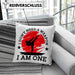 Karate-Kissen mit Füllung 40x40 Geschenk Kampfsport-Fans Jiu Jitsu Geschenkidee I Dont Need A Weapon I Am One (Grau) Blau Trendation